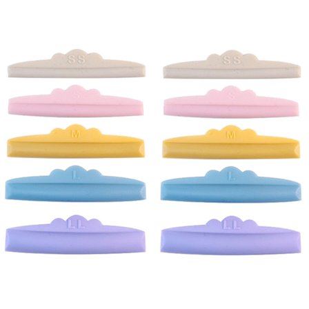 5Par Ögonfranslyftare Locktänger Lock Silikonsköldar Pads 5ST