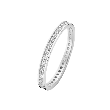 Isabel Bernard Saint Germain 14 Karat Vitguld Ring Ringar Dam Vit 58