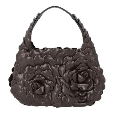 Valentino Vintage Pre-owned Läder handvskor brun, Dam Vintage Väskor, Dam, Storlek: ONE SIZE