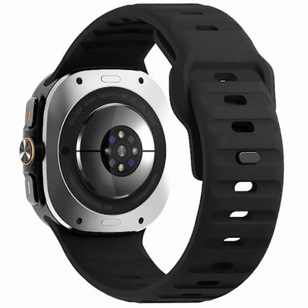 Type K KALEBOL För Samsung Galaxy Watch Ultra 47mm Silikon Armbandsur Våg Sport Armband [DB]