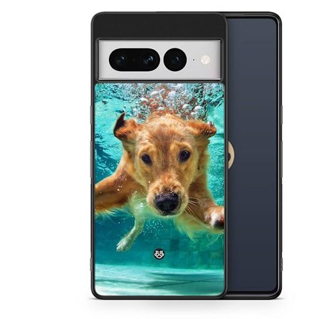 Bjornberry Skal Google Pixel 7 Pro - Hund i Vatten