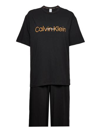 S/S Pant Set Pyjama Musta Calvin Klein