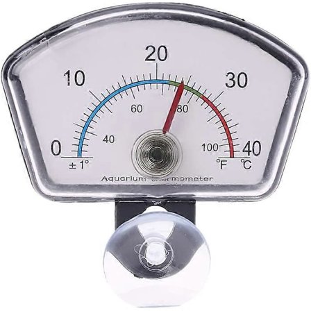 Akvarium Termometer Pointer Fisk Tank Temperatur Ur Sugekop Undervands (LGL)