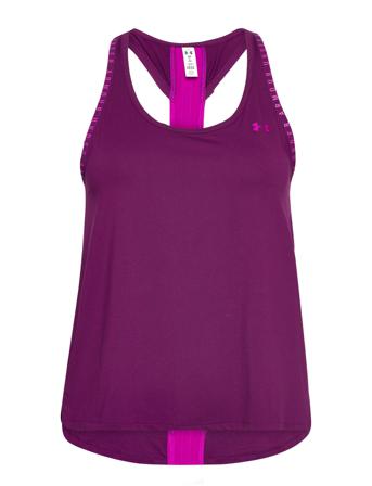 Ua Knockout Tank T-shirts & Tops Sleeveless Liila Under Armour
