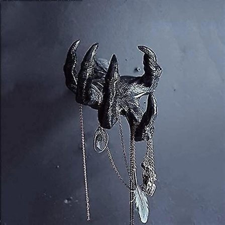 Heksens hånd Deco Stue Vægindretning Monster Hånd Vægophæng Fantasy Dekoration Armbånd Heksens Armbånd Smykke Display Rack Æstetisk Roo