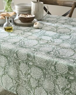 Duk Emma 140x250cm Grønn - 140x250 cm - Linea