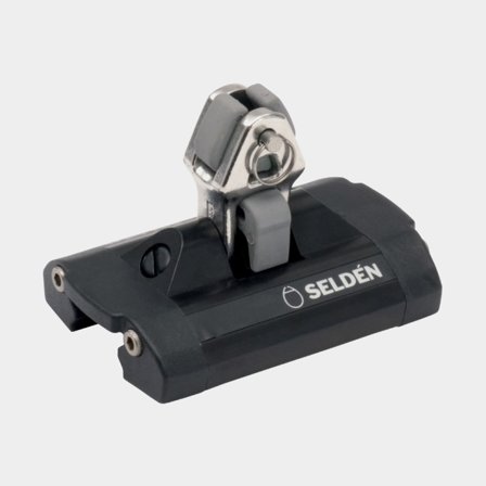 Seldén System 30 - Single Ball Bearing Self-Tacking Car for High-Beam Track, Stainless Toggle with Stand-Up (443-139-01)