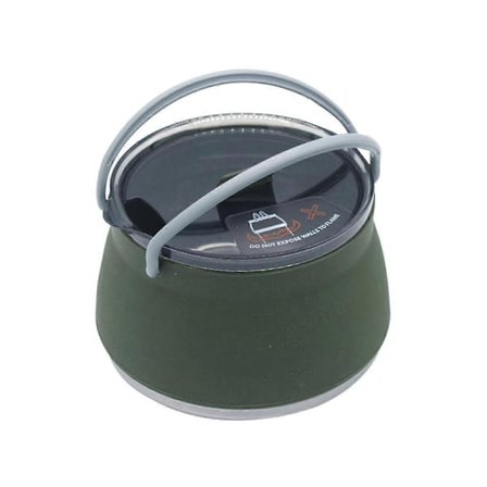 Silikoninen kokoontaitettava vedenkeitin retkeilyyn, teepannu, kannettava kahvin- ja teenkeitin, kokoontaittuva mini-vedenkeitin