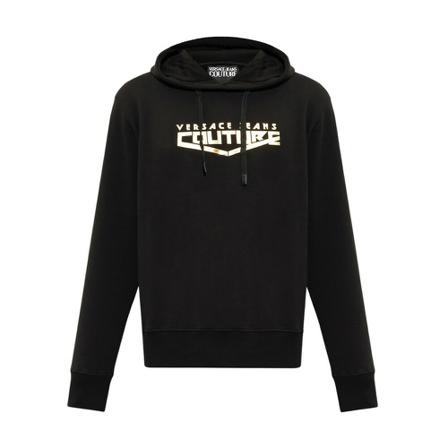 Versace Jeans Couture Logo-printed hoodie Sort, Herre