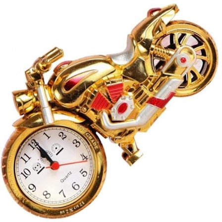 Moottoripyörä herätyskello Retro moottoripyörä herätyskello Vintage moottoripyörä kello Vintage hylly kello Vintage herätyskello Koti toimisto 