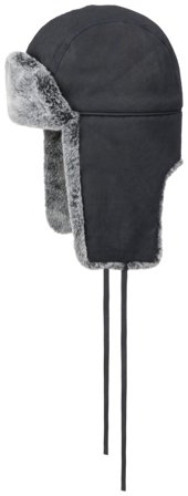 Stetson Bomber Cap CO/PES Black/Brown