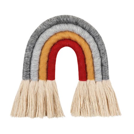 Fargerike Regnbue Veggdekorasjoner Håndlaget Vevd Ornament Anheng Dekorasjon Veggdekor Hengende Hjem Dekor 13 Stiler Velg