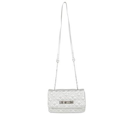 Love Moschino, Small Crossbody BAG Wit, Dames, Maat:ONE Size