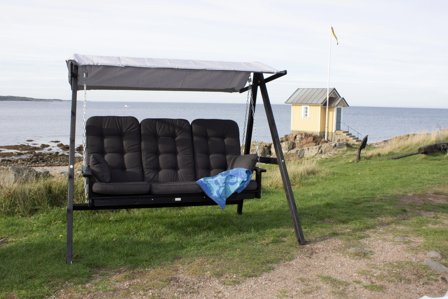 Eden Wood Torekov EW 0969-8 Hammock 3-sits Svart, Utemöbler