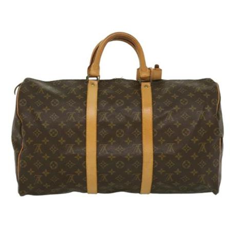 Louis Vuitton Vintage, Pre-owned Canvas travel-bags Bruin, Dames, Maat:ONE Size,leer