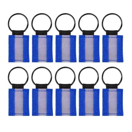 10 kpl / set Heijastava Avaimenperä Charms Vihreät Heijastimet Heijastava Riipus Heijastin parantaa näkyvyyttä yöaikaan