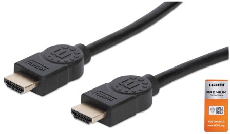 Manhattan MH Premium High Speed HDMI Cable, HDMI-Male/HDMI-Male, 4K 60
