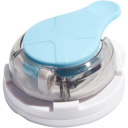 1 stk. affasede hjørnepunchskærer kuvertmærker kompatibel prægekuvert