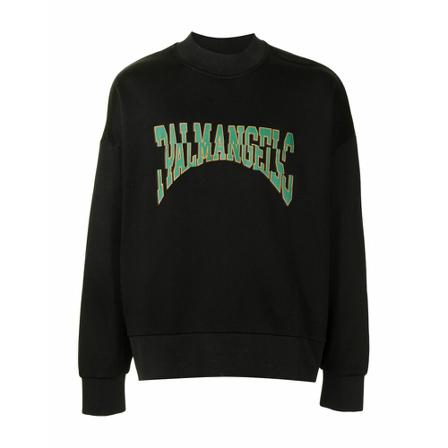 Palm Angels Broken Logo Sweatshirt Sort, Herre Sweatshirts