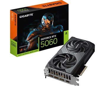 GeForce RTX 5060 WINDFORCE OC 8GB - Fyndvara - Gigabyte GeForce RTX 5060 WINDFORCE OC 8GB