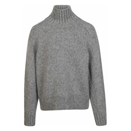 Closed Turtleneck Grå, Dame Rullekraver