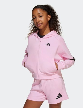 adidas Sportswear Jg Fi 3S Fz - Pink - 170