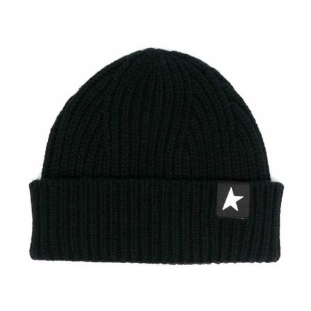 Golden Goose, Beanie Zwart, Heren, Maat:ONE Size