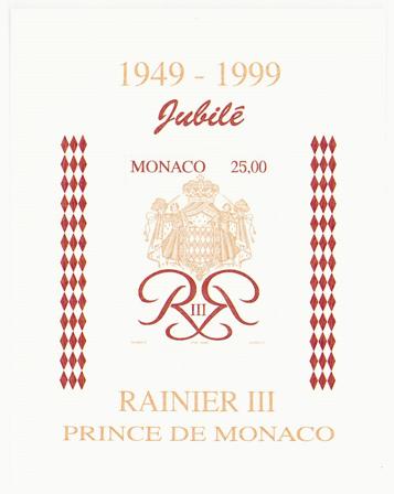 Monaco 1998 - YT BF 80 (2185) - Postfrisk miniark