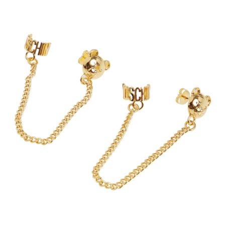 Moschino Earrings gul, Dam, Dam, Storlek: ONE SIZE