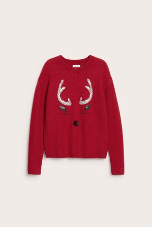 Kappahl | Strikket julegenser | Rød