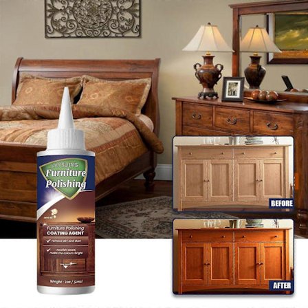 Huonekalujen kiillotus nano-pinnoiteaine