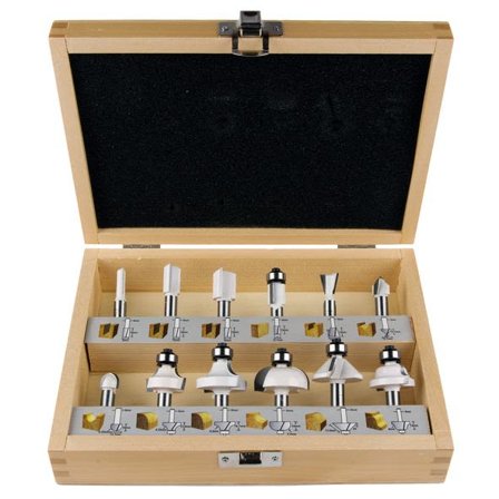 Makita D-53556 Fræser 12 stk., 8 mm, Maskintilbehør & forbrugsvarer