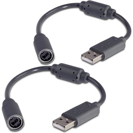 Xbox 360 PC och Xbox360 kabeladapter för trådbunden handkontroll, USB-kabel USB