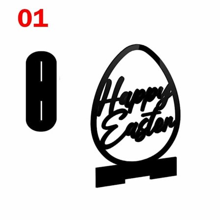 2D Flad, Forårshare Højblank Polymer 3D Udhulet Bordplade Dekoration | Forårsfest DIY Håndværks Ornament med Blomster [DB]