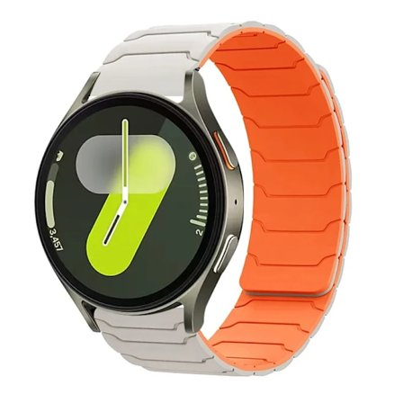 20mm 22mm 18mm Silikon Magnetisk Loop armband kompatibelt Samsung Galaxy klocka 7/6/5 active 2 amazfit armband HUAWEI klocka GT 2e 3 band