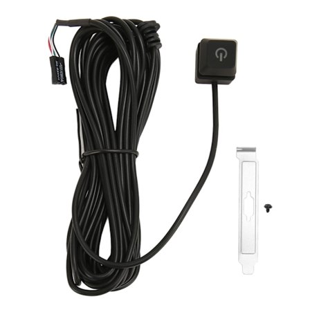 PC Strømknapp Forlengelseskabel Ekstern Fleksibel Bryteradapter 5m 16.4ft