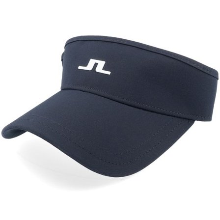 J.Lindeberg - Svart visor Keps - Yaden Black Visor @ Hatstore