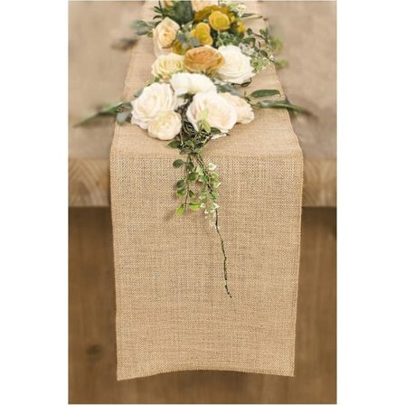 2 10Mx30cm jute bordløber, jute bordløber