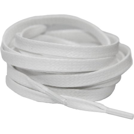 Go Go Gadget - "Skosnören lämpliga för Filling Pieces, vita, 120cm platta" - Hög kvalitet