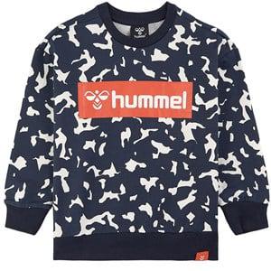 Kids - Hummel Navy Ditz Branded Printed Sweater 134 cm - Jumpers and knitwear - 134 CM - Navy