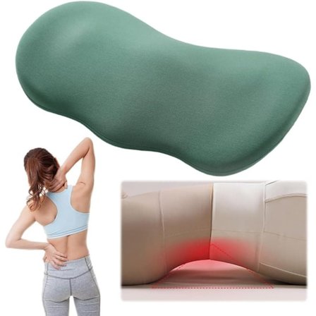 Ryggpute med ryggstøtte for kontorstol og bil - Ergonomisk korsryggpute_TF_TF