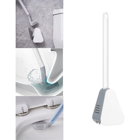 Golf Toalettbørste, Kreativ Golfformet Silikon Toalettbørste