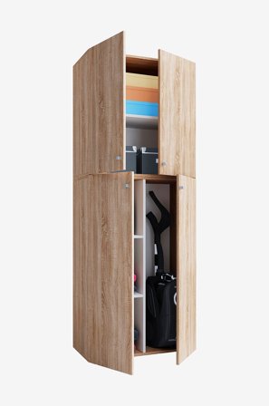 VCM - Vcm Siivouskaappi Lona - Beige - Kaapit - - Homeroom