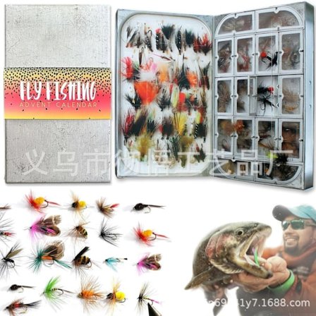 Gos- Fly Fisherman's Adventskalender 2024 Julefiske adventskalender