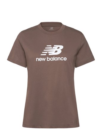 New Balance Sport Essentials Jersey Logo T-Shirt - Brown - L