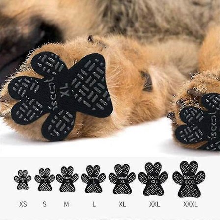 Skridsikre Puder til Hunde Vandtætte Potebeskyttere Selvklæbende Sko Støvler Sokker Udskiftning Fodplaster Forhindrer Hunde i at Skride U_i