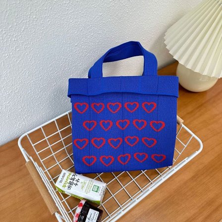 Vävd väska Crossbody väska BLÅ