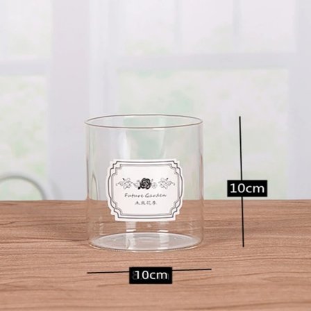 Cylindervaser Glasvase 10*10CM 10*10CM 10*10cm[XJ]