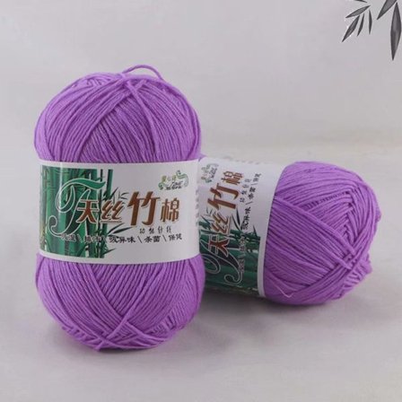 2 stk Strik Uldgarn Bambus Bomuldsgarn 06 06