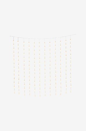 Konstsmide - Lysgardin dråber 400 LED 200 cm - Hvid - Julebelysning udendørs - Fra Homeroom